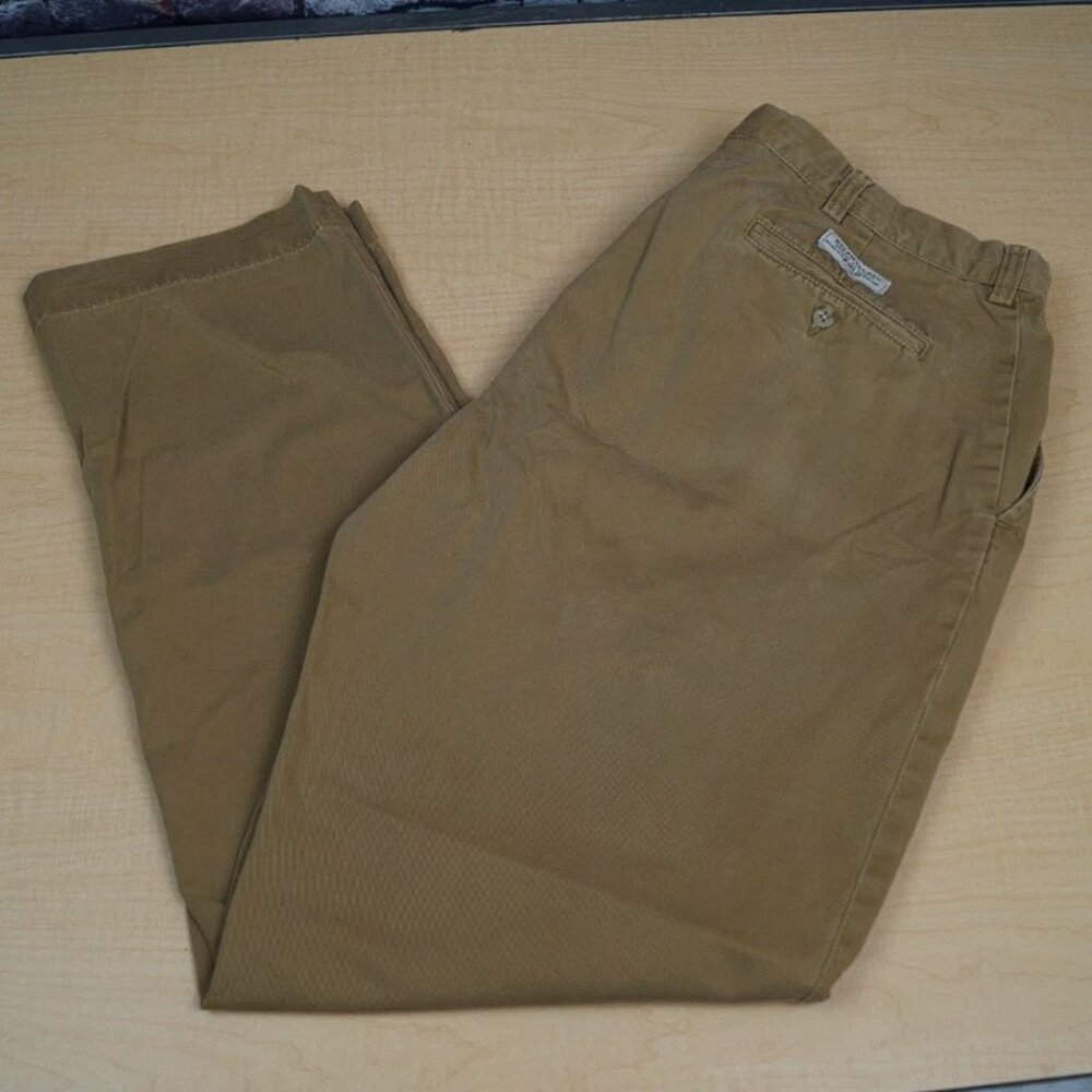 Polo Ralph Lauren Prospect Chino Pants Tan Flat Front Mens 38 x 31